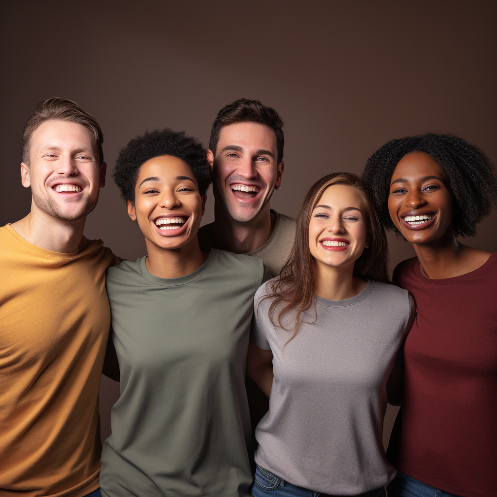 People smiling